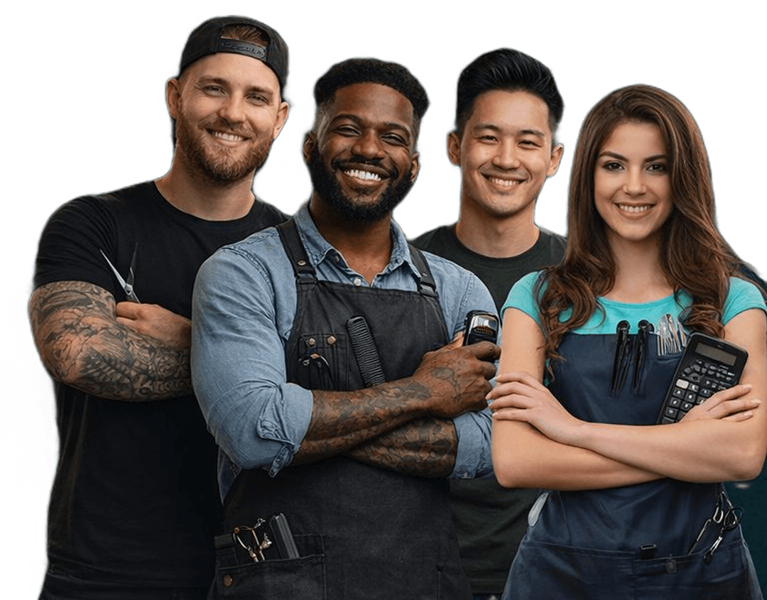 Smiling salon professional